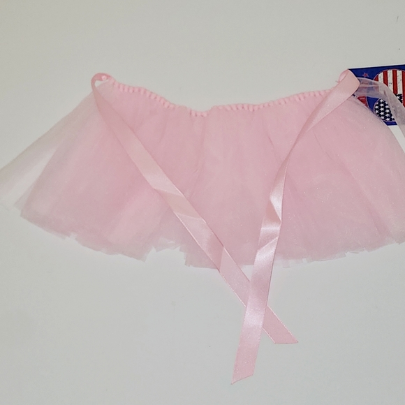 NEW PawPatu Tie-on Dog / Cat Tutu Made in the USA - Pink - S Small Waist 8 - 11" - Picture 4 of 6